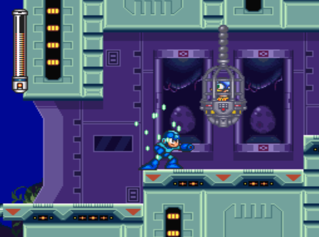Mega Man 7 screenshot - Slash Man